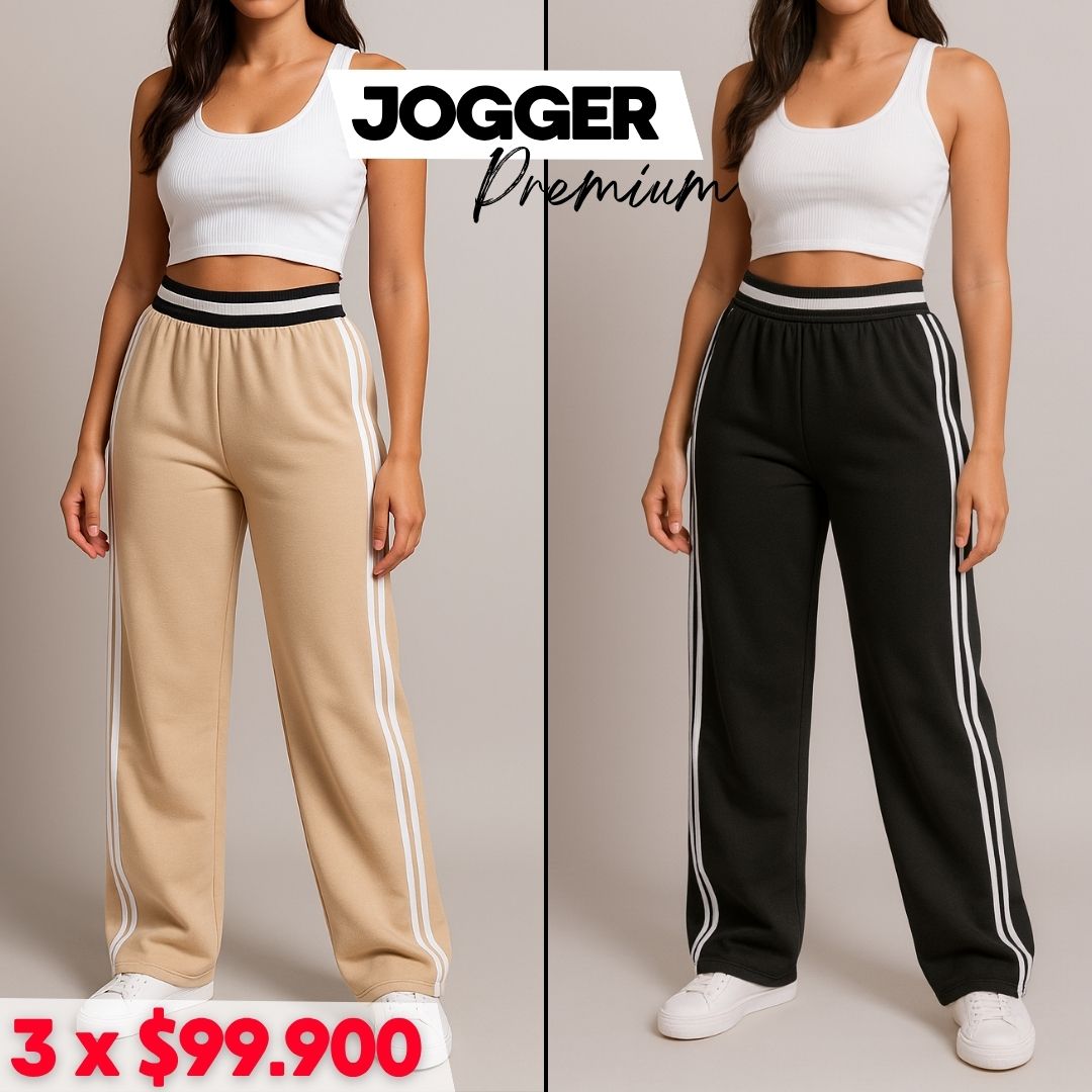 Premium Jogger™ | Streifen, die deine Silhouette betonen