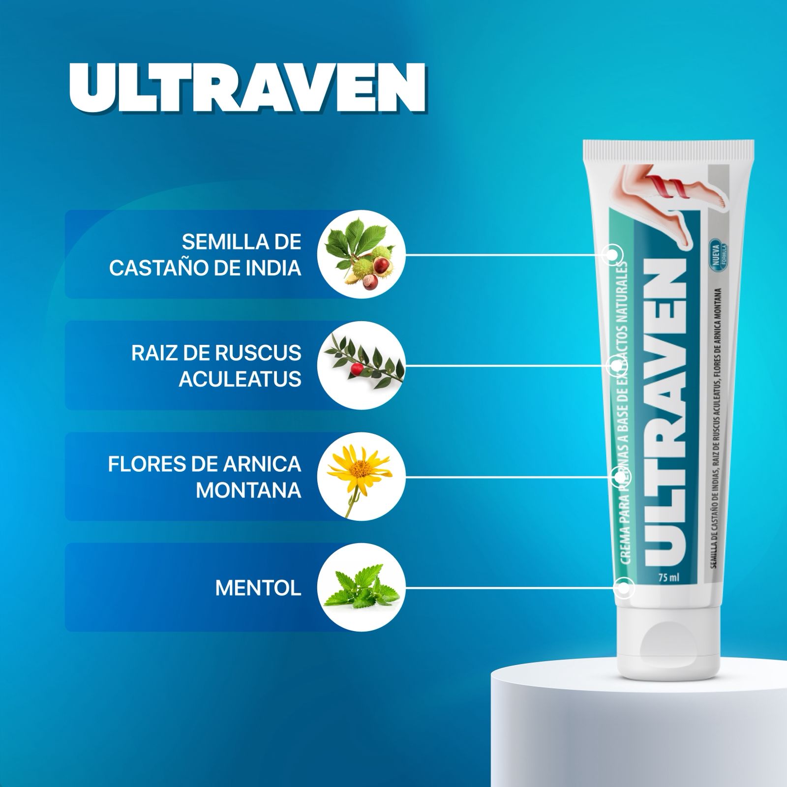 ULTRAVEN™ + KOSTENLOSE Kompressionsstrümpfe | Leichtere Beine